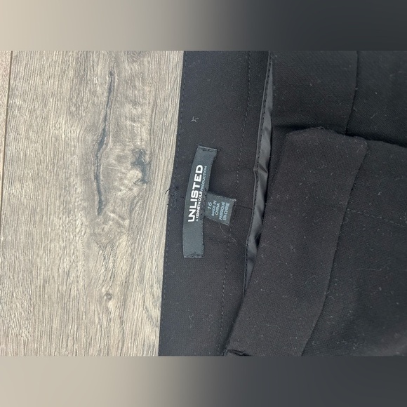 Unlisted by Kenneth Cole Women’s Black Dress Pants - Picture 2 of 3